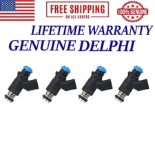 OEM Set x4 Delphi Fuel Injector Fit 10-14 Hyundai Genesis Coupe 2.0L 35310-3C200