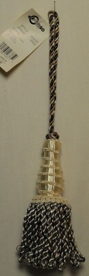 Tassels - ~4 1/2'' long w/ 6'' loop- Black, Cream & Taupe