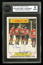 1977 O-PEE-CHEE 264 KEN DRYDEN AUTOGRAPHED HQ EX-MINT CARD SIGNED TO BRIAN KSA 6