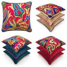 Cuscino multicolor in tessuto Etro Linton colorato floreale per divano e arredo