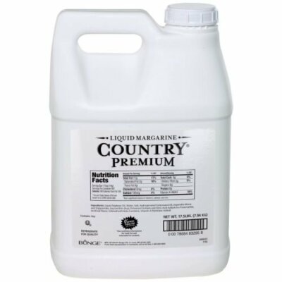 Margarine Masterchef Liquid Margarine, 17.5 Pound - 2 per case.