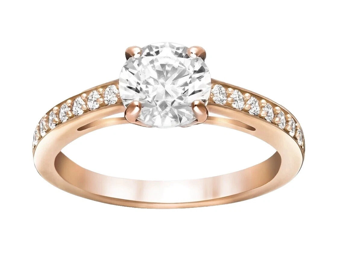 8 колец Swarovski модные кольца