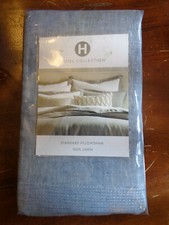 HOTEL COLLECTION LINEN GRAY STANDARD PILLOW SHAM NEW