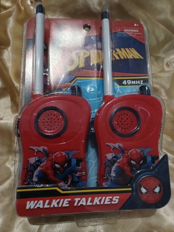 Walkie Talkies Marvel Spider-Man 2020 49 MHz 100 a 120 pies nuevo sellado Foto 3 de 4