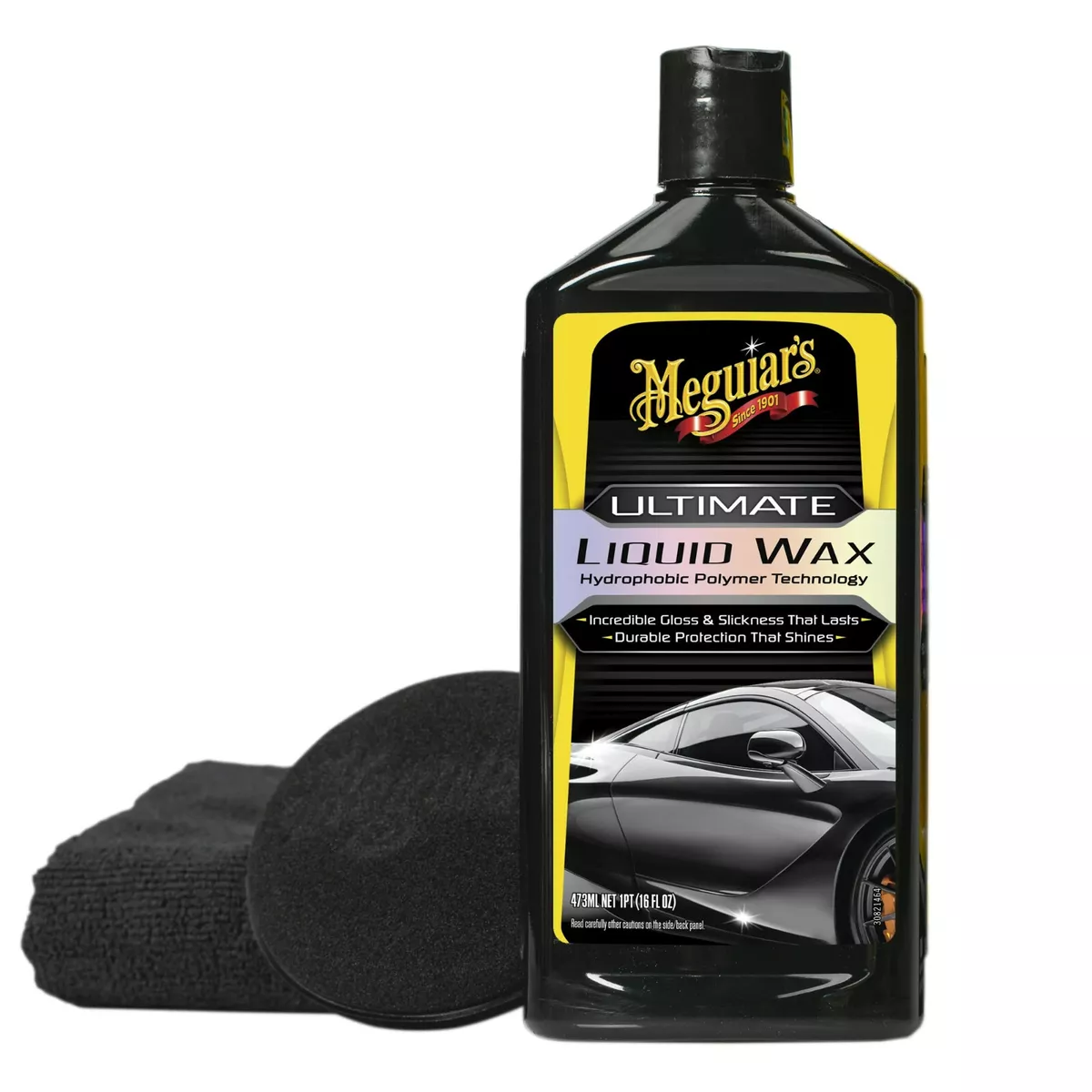 Meguiar's ULTIMATE LIQUID CAR WAX Hydrophobic Polymer • Durable Protection  Gloss