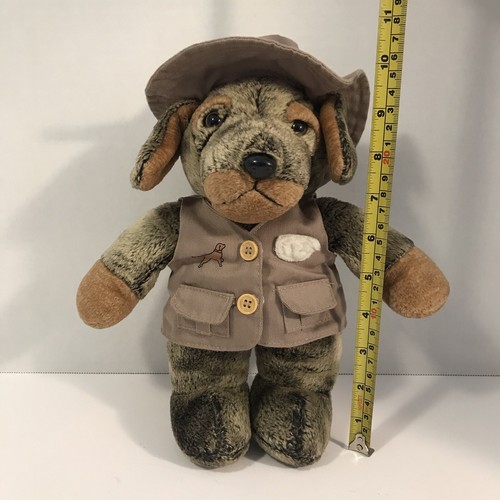 Dan Dee Dog Safari Plush Explorer Vest Hat 12" Puppy Stuffed - Picture 7 of 8
