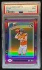 2024 Panini Donruss Optic Bo Nix Pink Rated Rookie #209 Broncos PSA 9