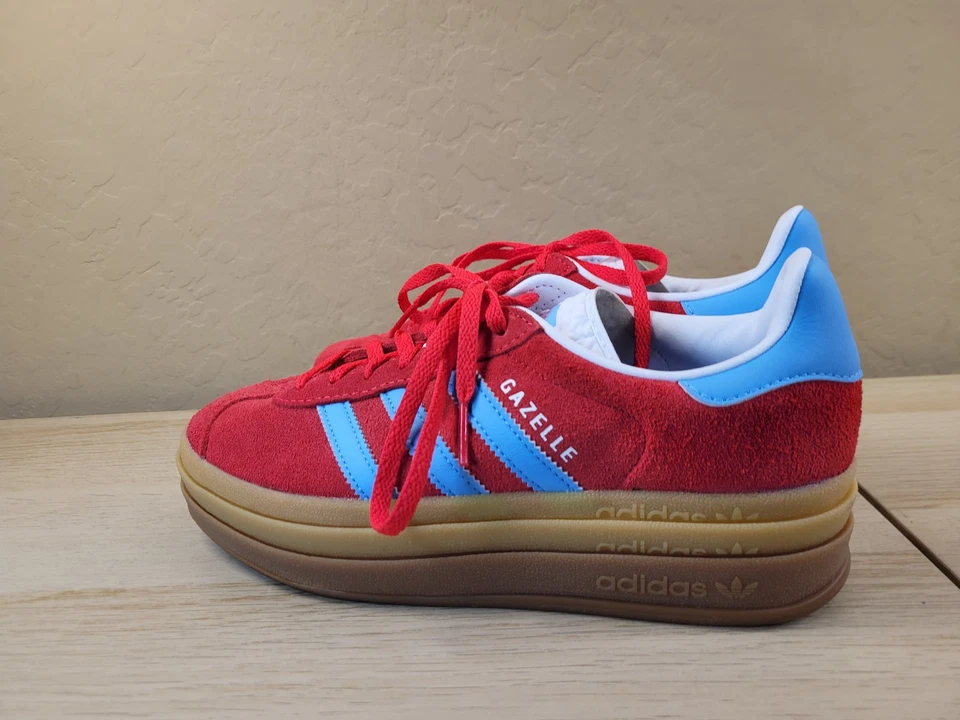 Adidas Gazelle Negrita Entrenadores Mujer Talla 7 Plataforma Zapatos Tenis IE0421 Foto 2 de 4