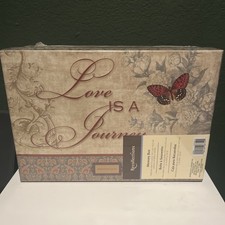 RECOLLECTIONS Memory Box Style 239098 Holds over 1000 4x6 photos Jeremiah 29:11
