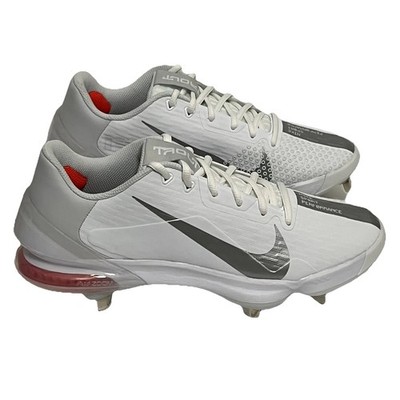 Nike Force Zoom Trout 7 Pro Metal Baseball Cleats White Men Size 8 CQ7224-104