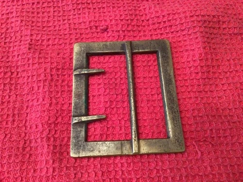 Brass Confederate Frame Buckle - Georgia Frame Buckle