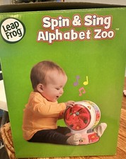 VG  Leapfrog Spin and Sing Alphabet Zoo for Ages 6 Months To 36 Months Blue