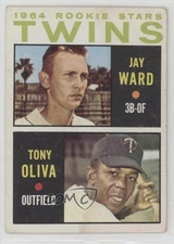 1964 Topps 1964 Rookie Stars Jay Ward Tony Oliva #116 Rookie RC HOF