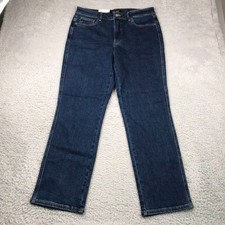 Judy Blue Straight Jeans Womens 15/32 Dark Wash High Rise Stretch Denim NEW NWT