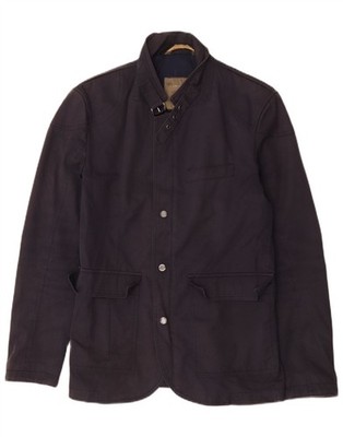 Zara Herren Utility Jacke UK 38 Medium Navy Blau Baumwolle DR04