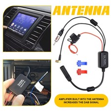 Car Stereo FM AM Active Radio Signal DAB Aerial Signal Amp Amplifier Booster New