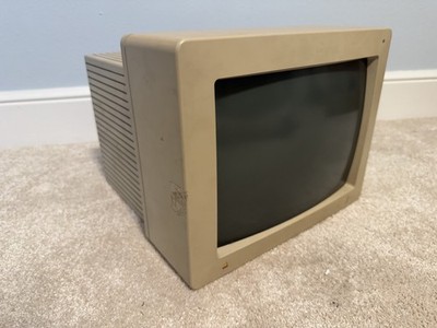 Apple A2M6016 Monochrome CRT Computer Monitor Powers On See Description