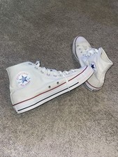 NEW Converse All Star Chuck Taylor Canvas High Top Men 11/Women 13 White Sneaker
