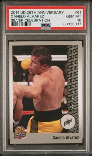2014 Upper Deck Canelo Alvarez Silver 55/250 PSA 10 Pop 1
