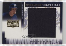 2005 Donruss Prime Patches Major League Materials Jumbo Swatch Geoff Jenkins 6o3