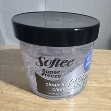Softee Protein Styling Gel Clean Clear No Flaking No Dryness No Alcohol 32 oz