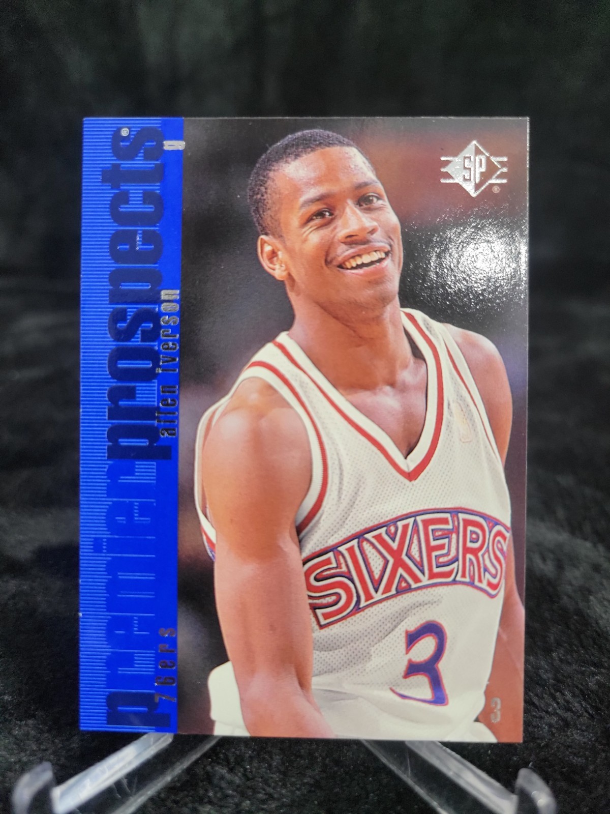 1996-97 Upper Deck   #141  Allen Iverson   RC  ROOKIE   76'ers    NM