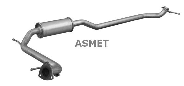 Asmet MittelschalldäMpfer SchalldäMpfer FüR Honda Jazz III GE 1.2 1.3I-image