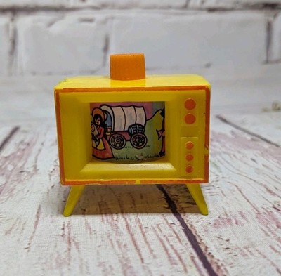Vintage 1968 Liddle Kiddle Telly Viddle  Kiddle Television Set Only