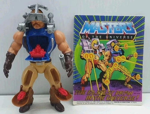 MOTU Rio-Blast Masters Universe Vintage 1985 He-Man Figure Comic Used Near Comp