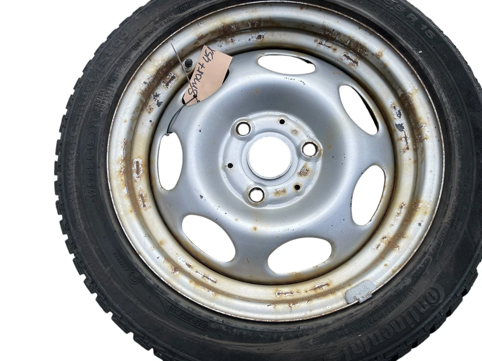 Smart Fortwo 451 Stahlfelgen Winterreifen 175/55R15 155/60R15 KBA43737 - Bild 2 von 4