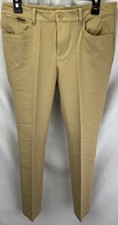 Lauren Ralph Lauren Womens 8 Camel Colored Front Zipper Pocket Tapered Leg Pants