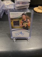 Collin Sexton 2024 Immaculate Laundry Tag Patch Auto /3