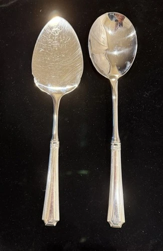 Fairfax Gorham Sterling Silver  Pie/Pastry Server & Salad Serving Spoon  2 for 1