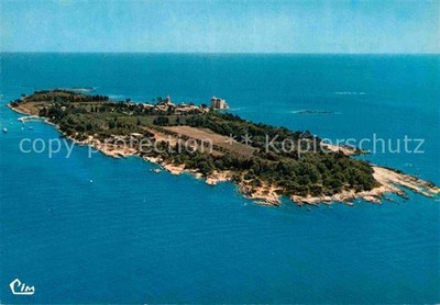 Cannes Alpes-Maritimes Fliegeraufnahme Insel Sait Honorat