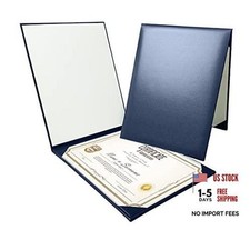 Graduation Diploma Cover Diploma Holder for Certificate 8.5''x 1 pcs Navy
