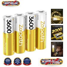 High Capacity 4 x AA Li-ion Rechargeable Batteries with Eco-Friendly Design 8.50 per battery