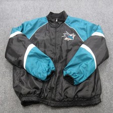 San Jose Sharks Jacket Mens XL NHL Hockey Ful...