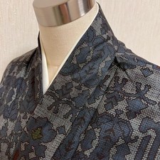 Kimono KJ2640 Oshima Tsumugi Length 151.5cm Pure Silk