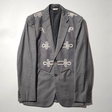 COMME des GAR ONS HOMME PLUS Docking Jacket, Gray, Men's Size S