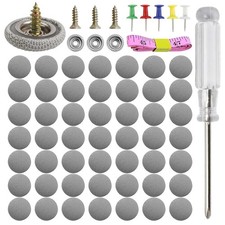 50 Kits Car Roof Headliner Repair Kit, 202Pcs Rivets Repair Button Auto Roof Sna
