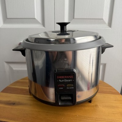 Vintage Farberware NutriSteam Rice Cooker Food Steamer B6018 + Instruction Book