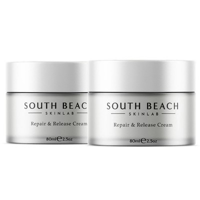 South Beach Skin Lab Repair Release Cream Anti Aging Wrinkles Remover (2 Pack)