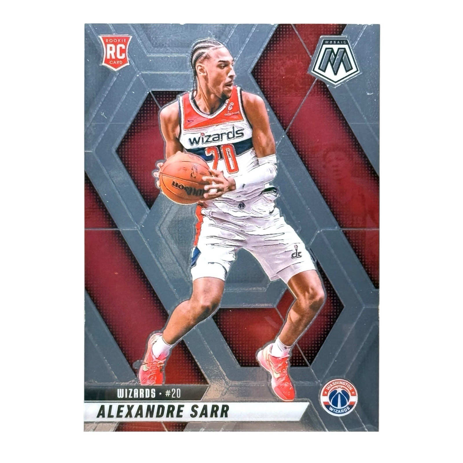 2024-25 Panini Mosaic - Rookies Alexandre Sarr #216 Silver Prizm (RC)