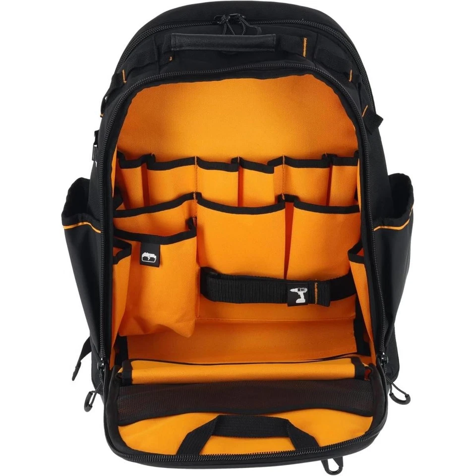 DEWALT McLaren Backpack Tool Bag Waterproof Dustproof 43 Pockets DWST60122-1 - Image 2 of 4