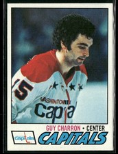 1977-78 Topps Guy Charron #145 Washington Capitals