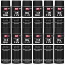 SEM Trim Black Aerosol Case of 12 SEM 39143