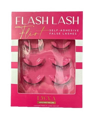 Flash Lash flirt 3 pairs Self-adhesive False Lashes