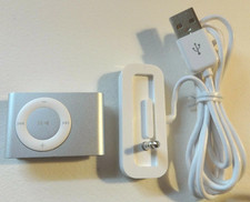 APPLE iPOD SHUFFLE 2ND GENERATION SILVER 1GB...NEW BATTERY...