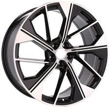 SET N.4 CERCHI PER AUDI A4 IN LEGA 21" REPLICA 5907 BLACK POLISHED