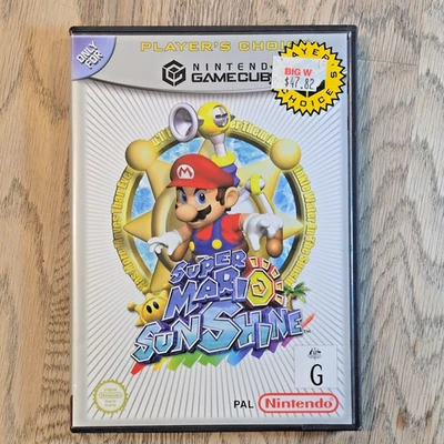 Nintendo Super Mario Sunshine Player’s Choice PAL GameCube CIB w/ manual - image 1 of 4